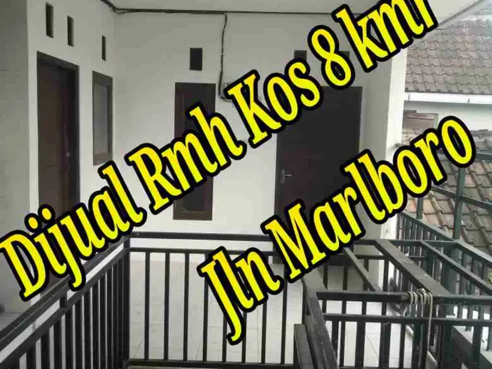 Dijual Rumah Kos 8 kmr di Jln Marlboro Teuku Umar Barat Denpasar Bali