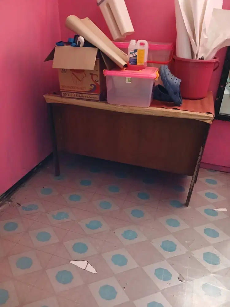 Meja Kayu Tamu Asli