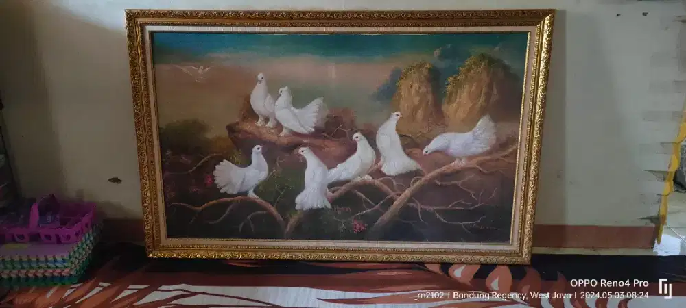 LUKISAN BURUNG MERPATI
