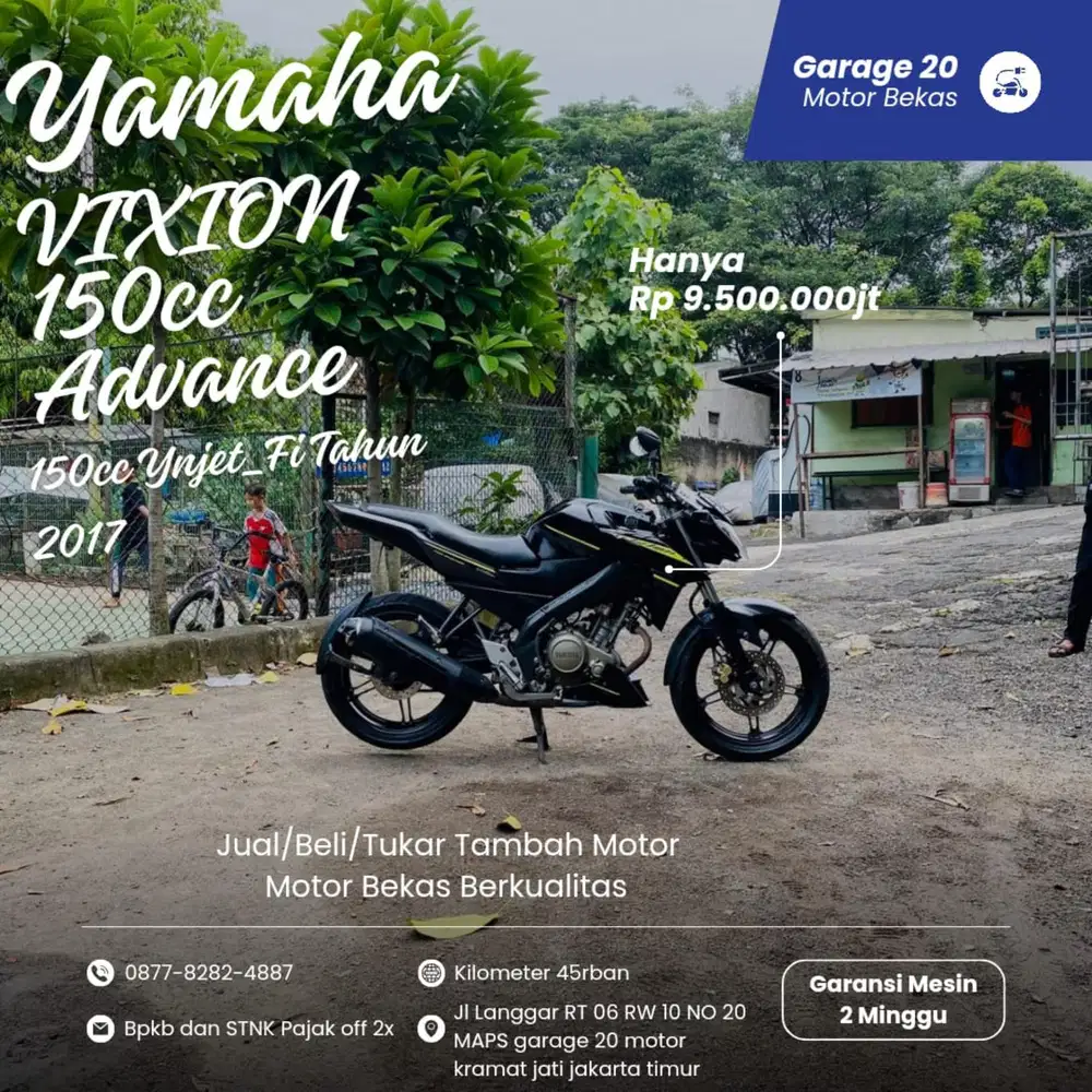 Yamaha Vixion Advance 150cc Ymjet-Fi Tahun 2017