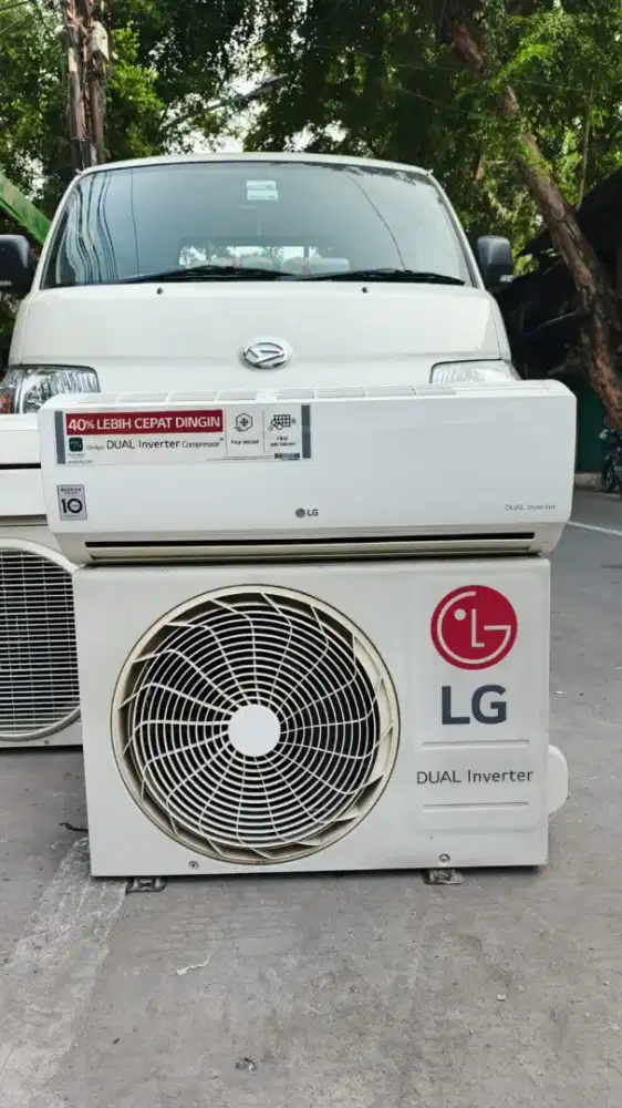 AC LG Dual Inverter 1 PK R 32 Second+pasang Free Ongkir Sejabotabek