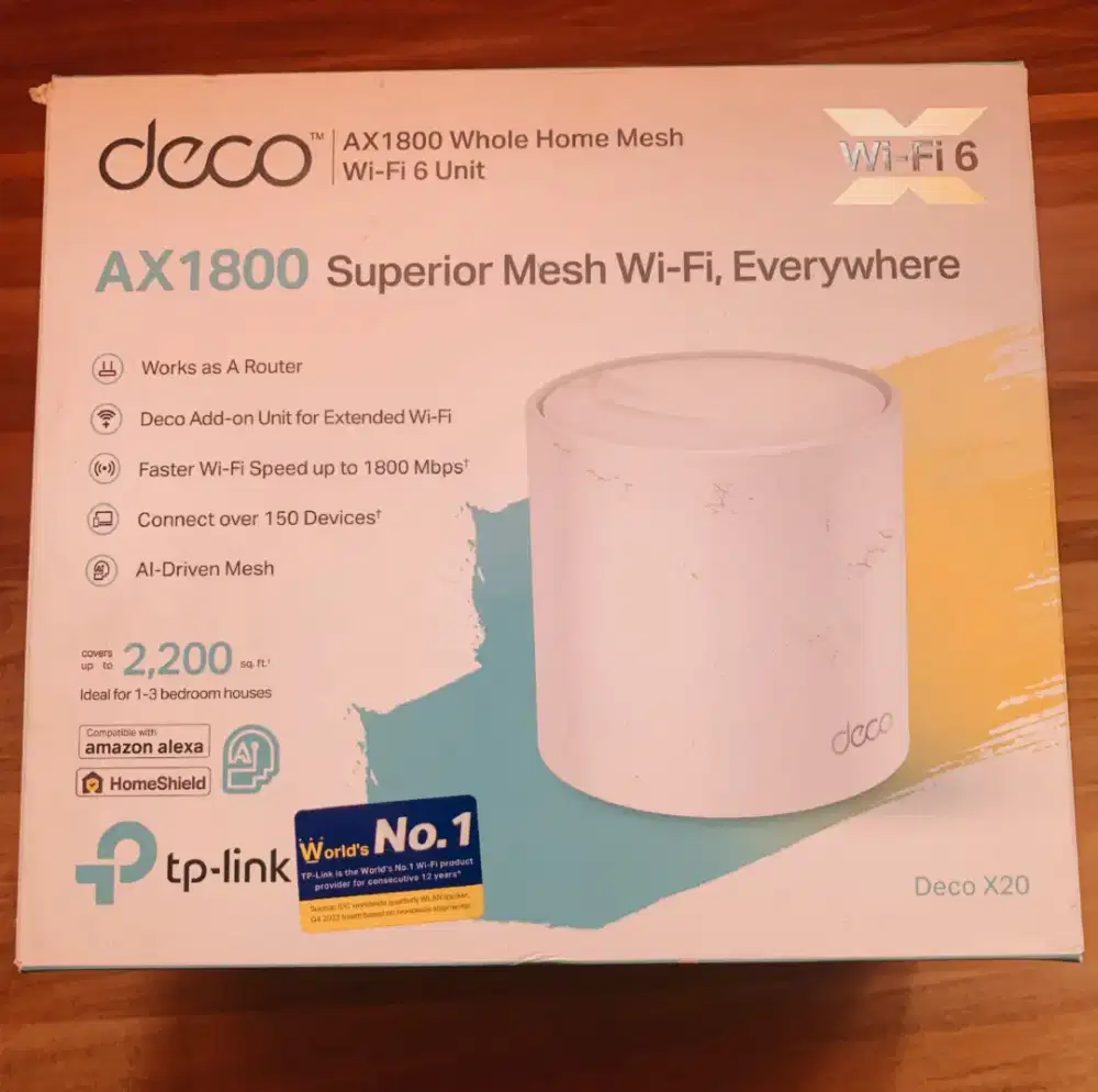 Dijual Tp-Link Tplink Deco X20 Wifi 6 Mesh System