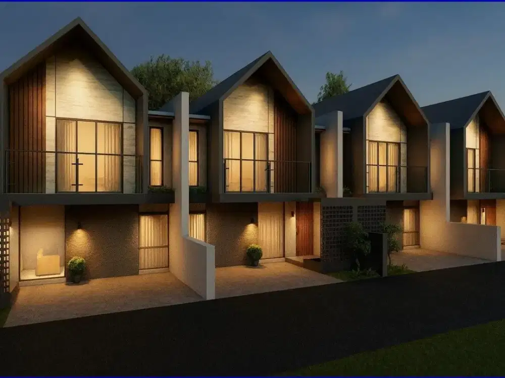 Dekat Kampus UGM Rumah Jogja Gaya Arsitektur Scandinavian Type 90
