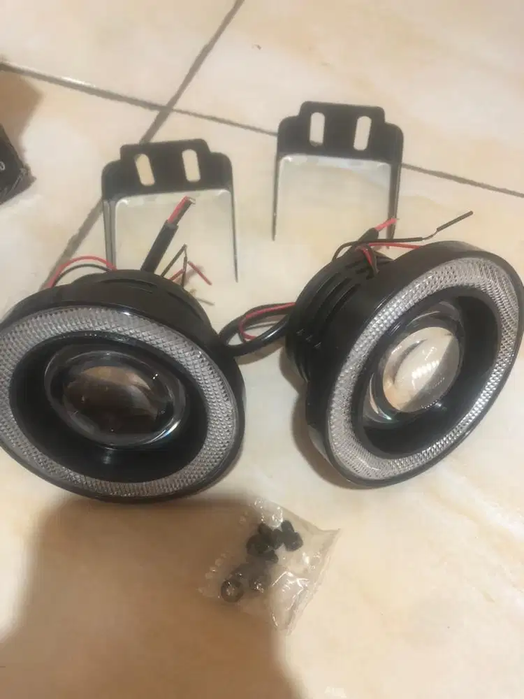 Foglamp LED ANGEL EYES M609 76mm (1 set) baru edisi salah beli
