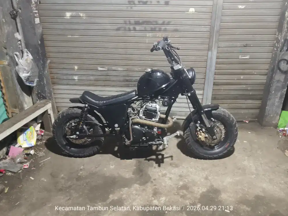 Monkey Bobber mesin Yamaha scorpio z