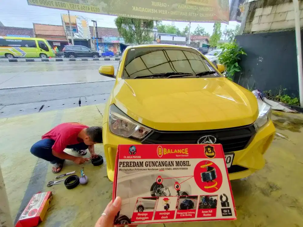 GRUDUKAN Mobil Langsung Teredam dg Balance Spring Buffer ASLI KARET