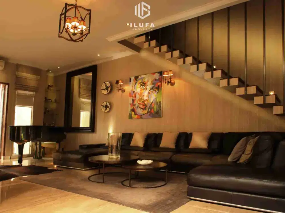 dijual townhouse 3br lingkungan asri bebas banjir area kemang