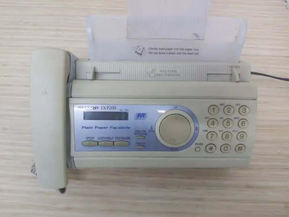Murah SHARP UX-P200 Facsimile Kondisi ON Normal dan Lengkap dr Baru