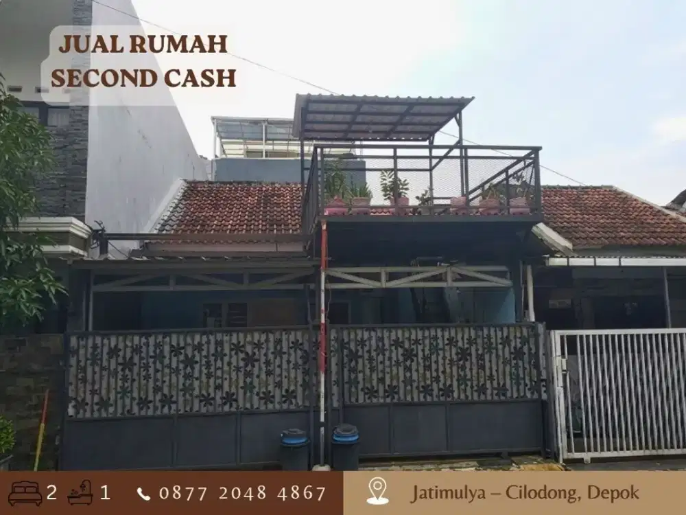 Jual Rumah CASH MURAH 595JT dkt Alun alun GDC Cilodong Depok