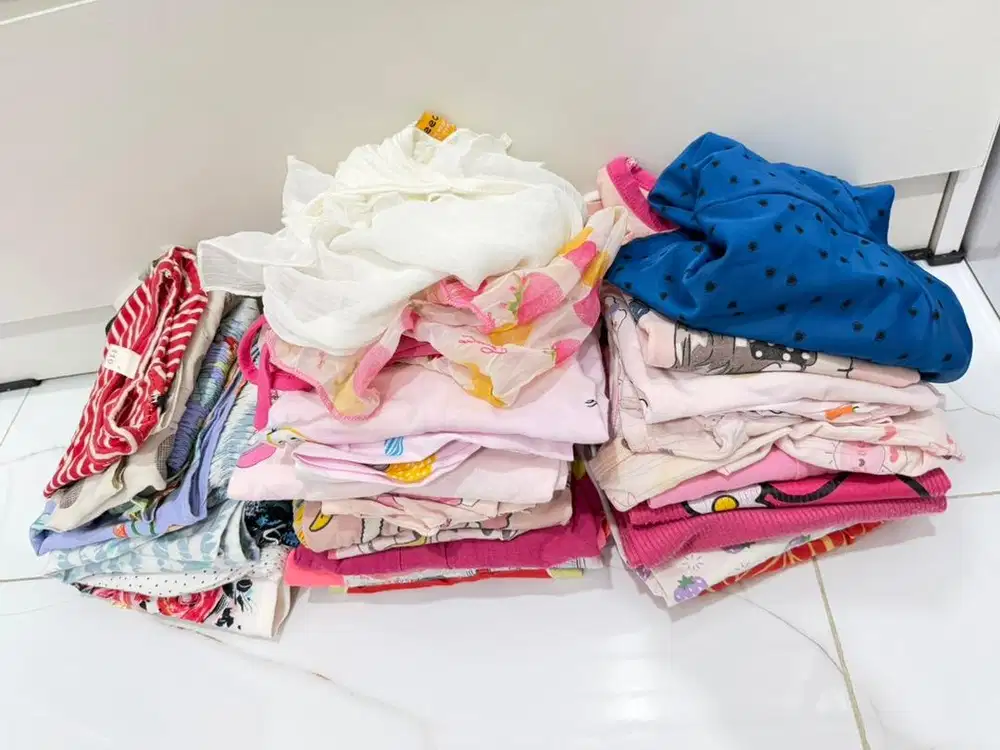 Baju anak perempuan 1-3 tahun baju tidur , dll checkout shopee