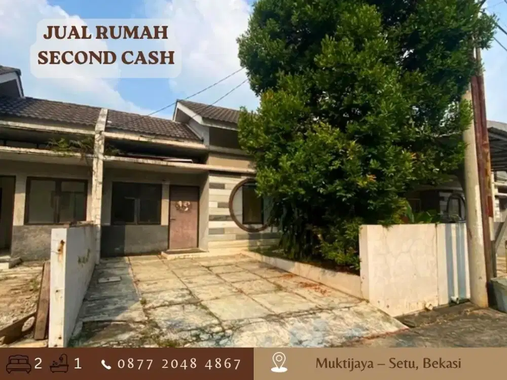 Jual Rumah Cash 570JT dkt Tol Burangkeng di Perum Harvest City Bekasi