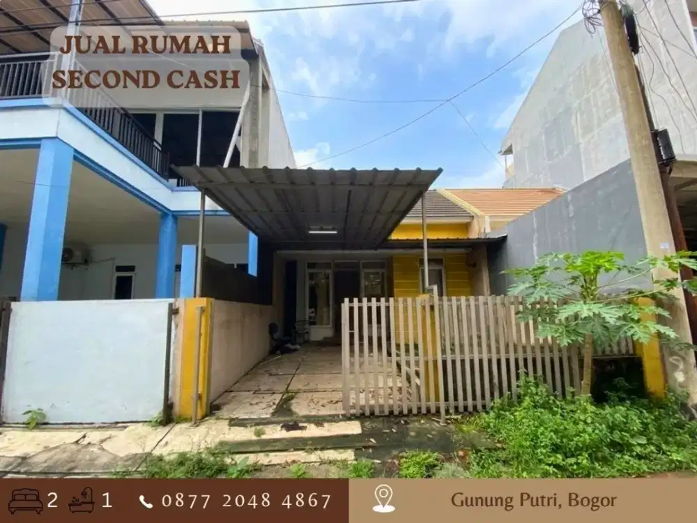 Jual Rumah CASH MURAH 598JT LT90 STRATEGIS di Bukit Golf Riverside