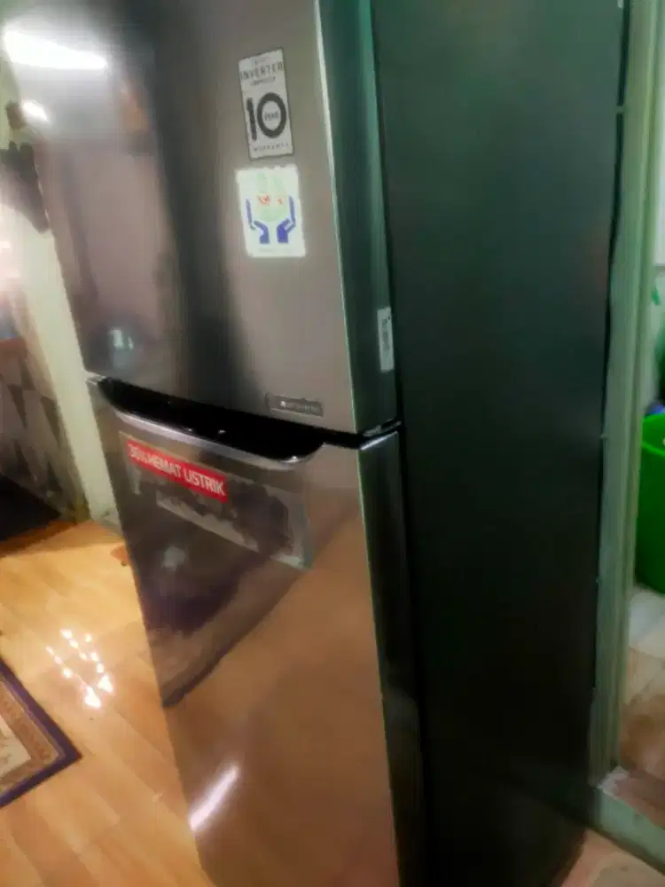 jual kulkas LG smart inverter normal mulus ori dingin bagus