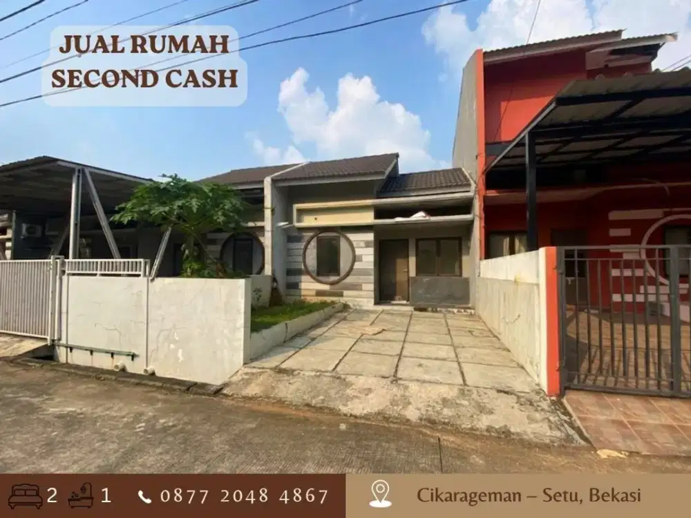 Jual Rumah Strategis CASH Murah 410JT dkt Tol di Perum Harvest City