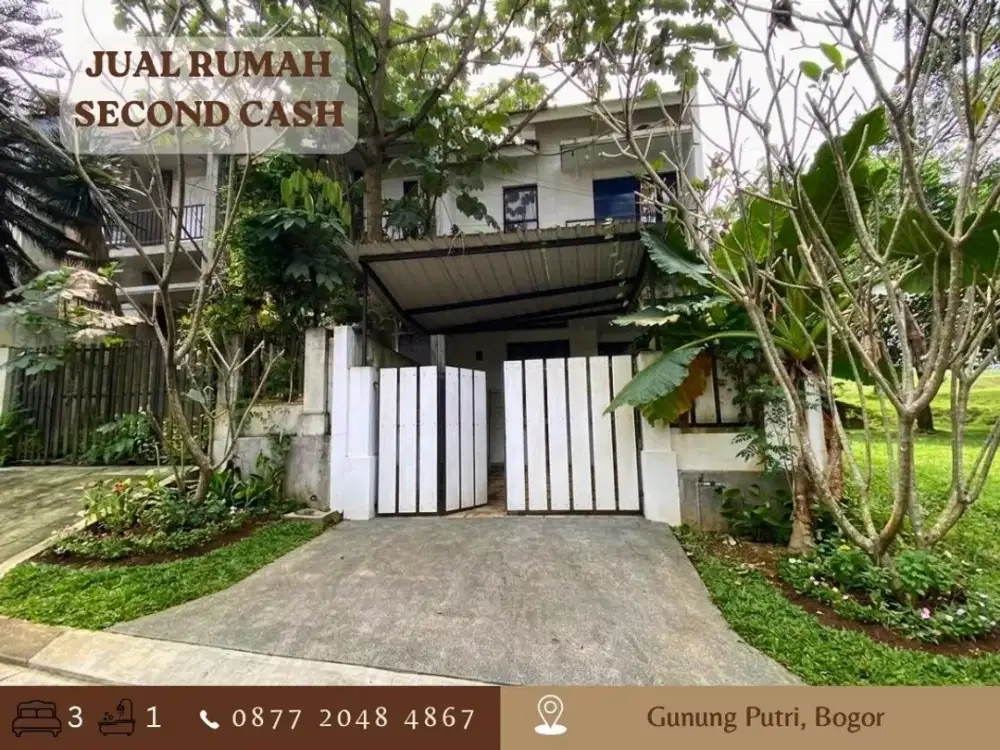Rumah Cash MURAH Strategis 2LT LT100 795JT di Bukit Golf Riverside dkt Tol