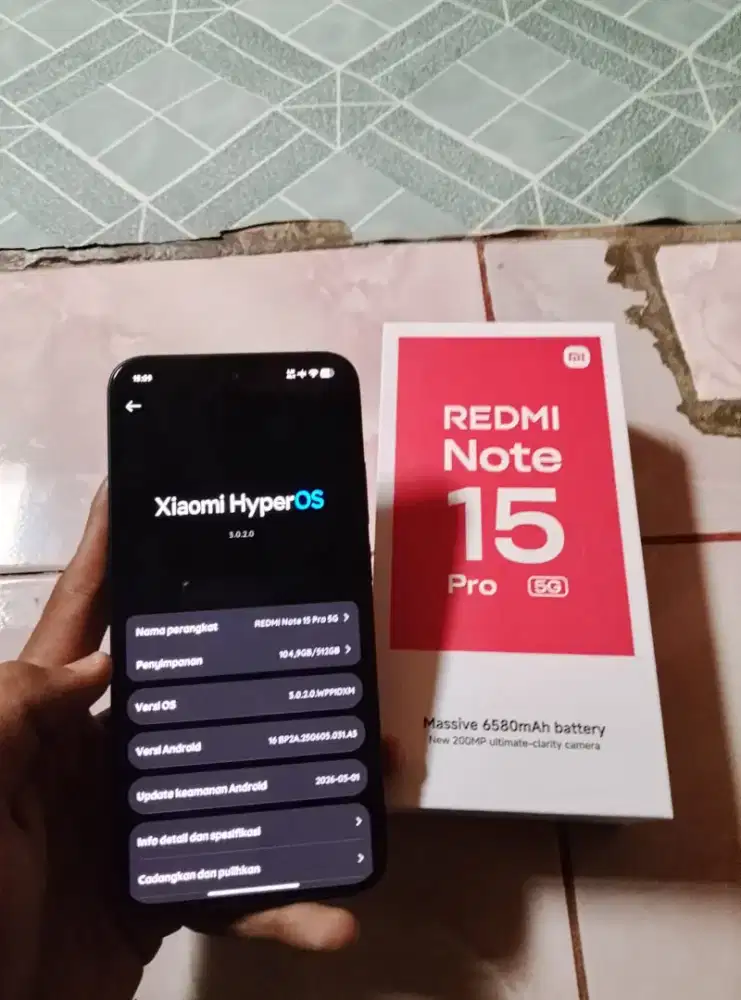 Redmi Note 15 pro 5g 12/512