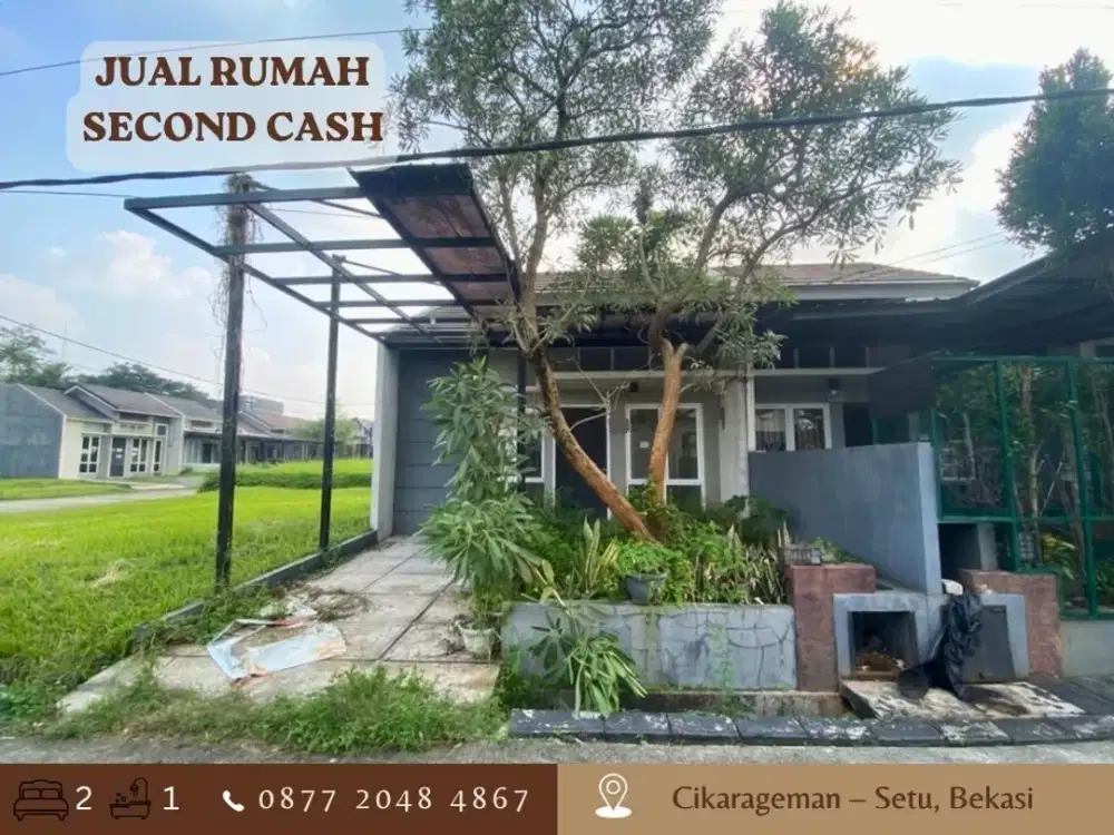 Rumah Cash Strategis HOOK LT90 435JT di Harvest City Bekasi dkt Tol