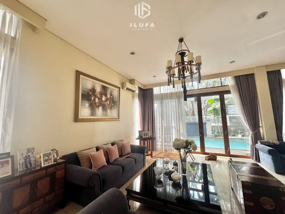 dijual townhouse 3br akses dekat tol lokasi ampera kemang