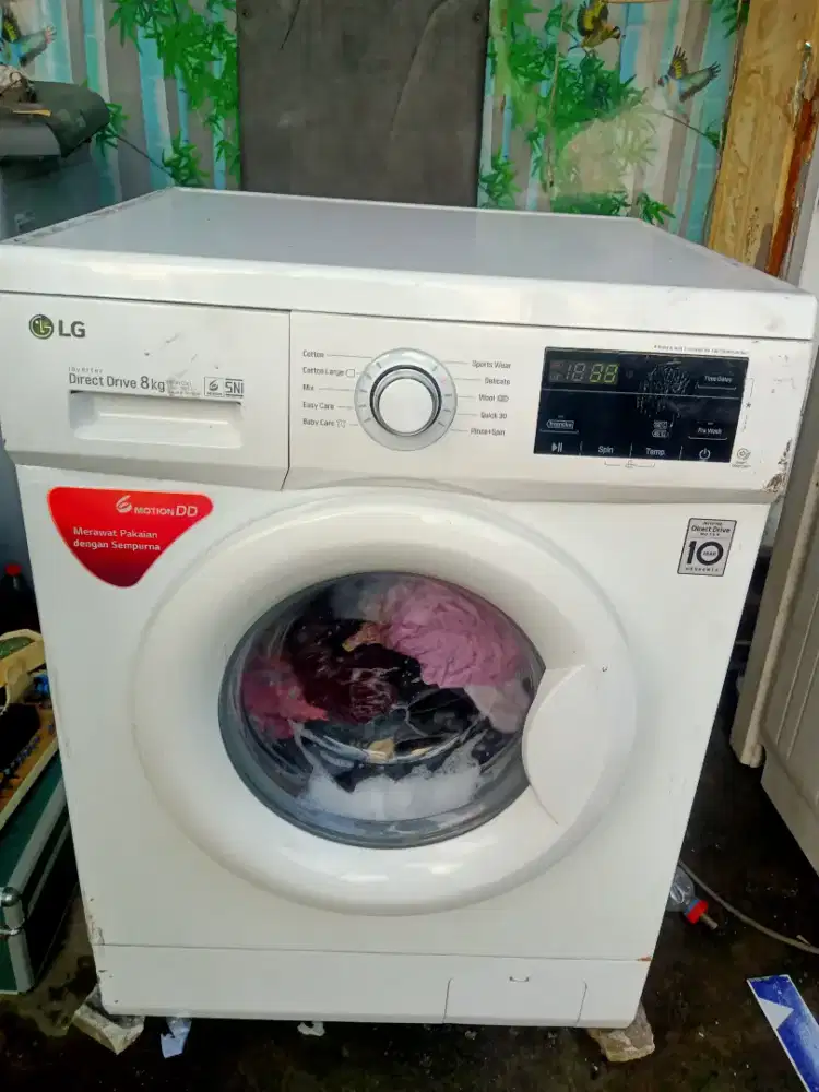 Mesin cuci LG DD 8KG INVERTER