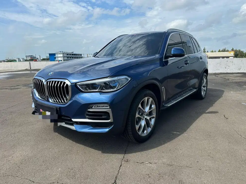 BMW X5 xDRIVE40i AT 2021 XLINE BLUE ON BLACK TOP CONDITION SUPER MULUS