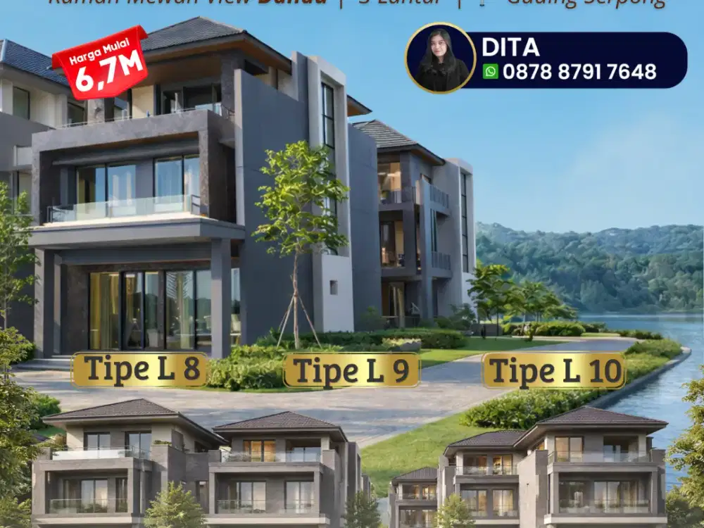 Matera Lakeside Rumah Premium Dengan View Danau