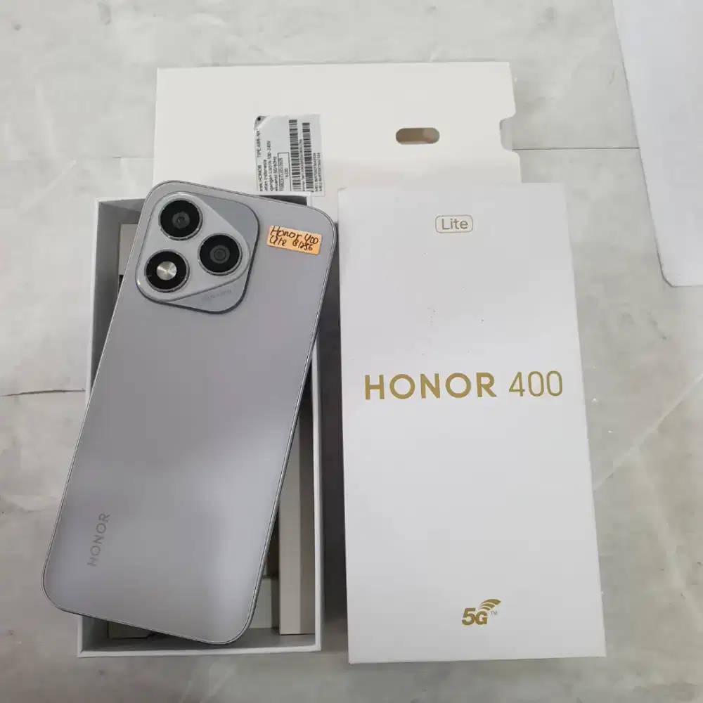 Honor 400 Lite 5G 8/256 Second Mulus Fullset Original
