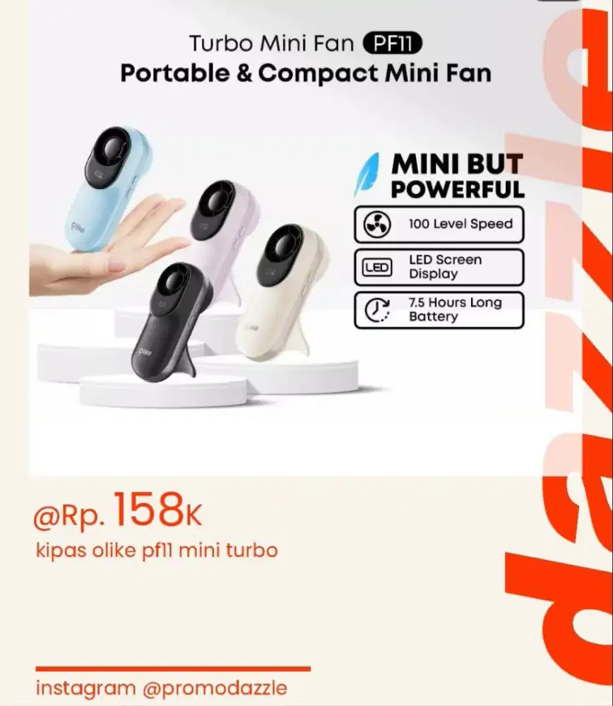 Kipas mini portable Olike PF11