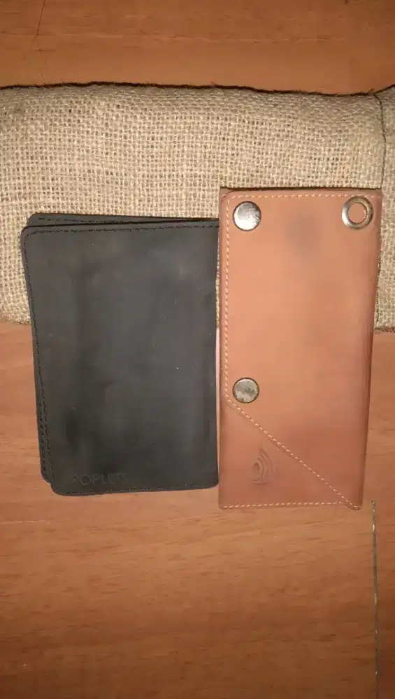 dompet kulit droplets