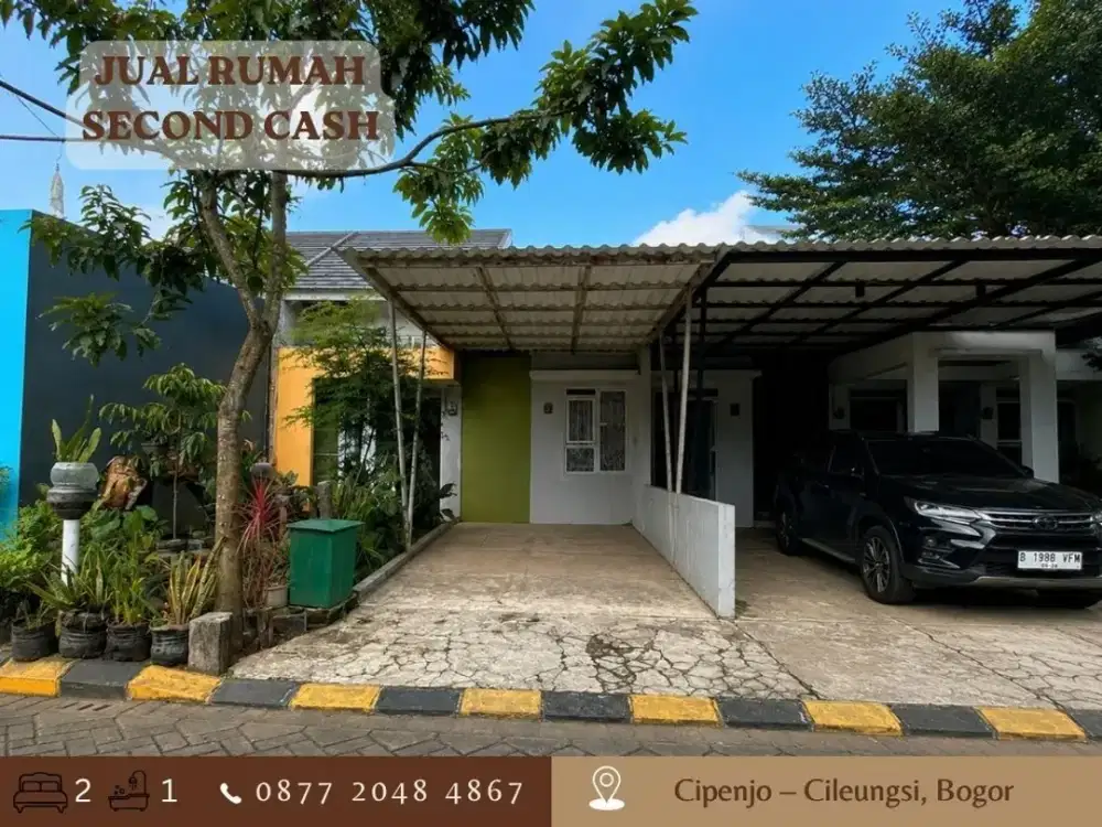 Jual Rmh CASH MURAH 400JT di Perum Metland Cileungsi Bogor dkt Tol