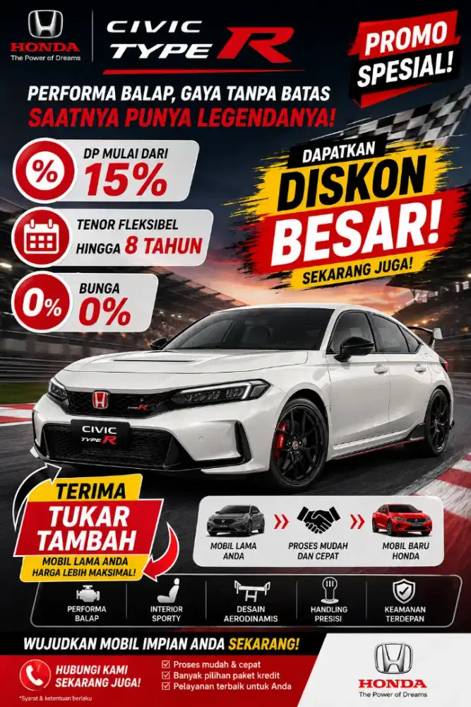 Promo mobil hondabaru