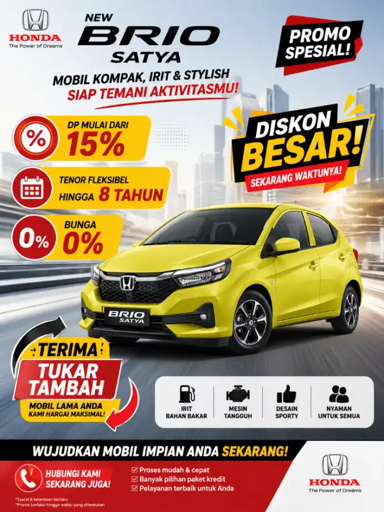 Promo mobil hondabaru