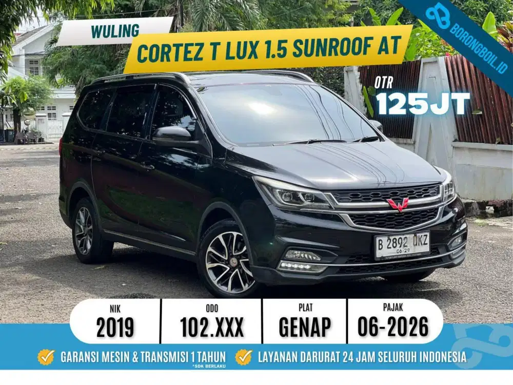 Wuling Cortez 1.5 L TLux 2019 Hitam Metalik