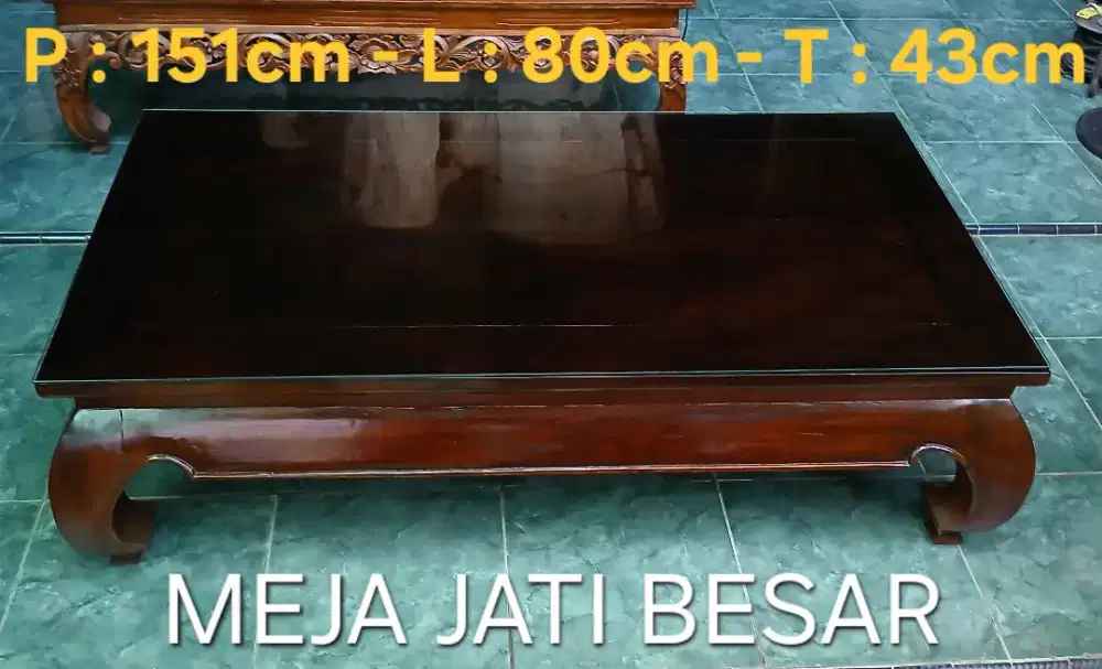 MEJA KETAPANG JATI TUA.