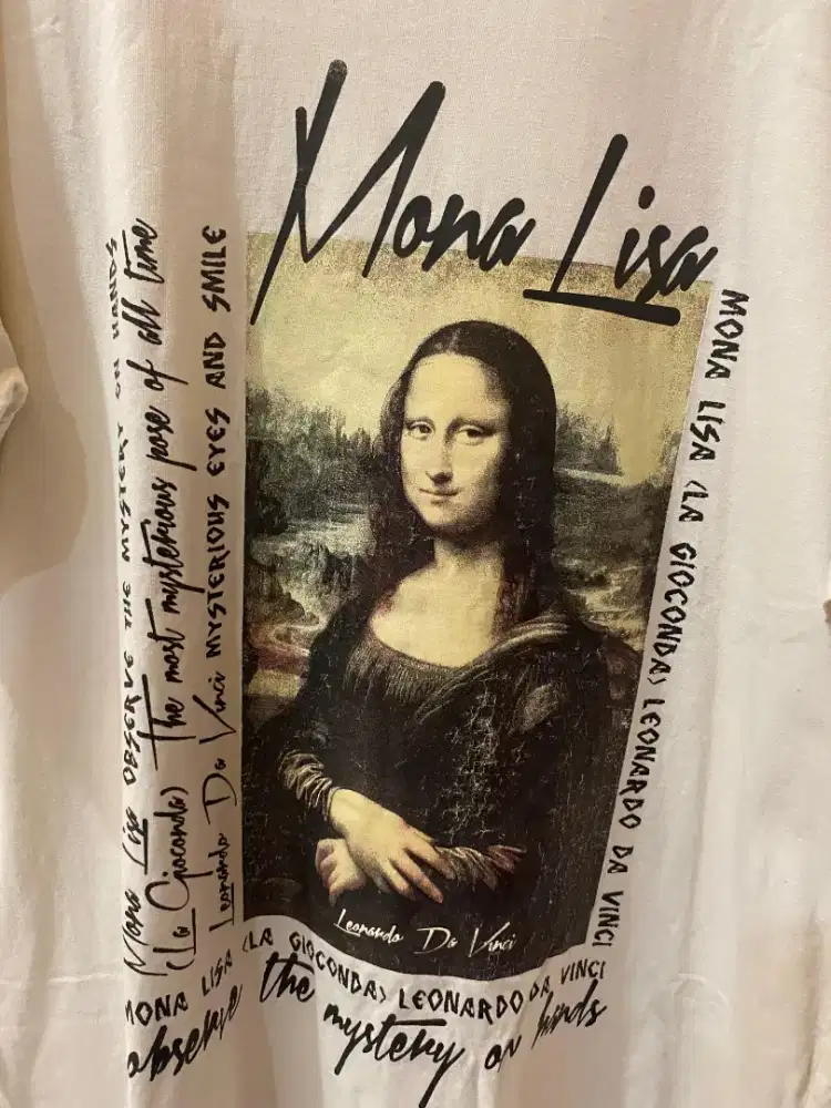 Kaos Monalisa Original Vintage