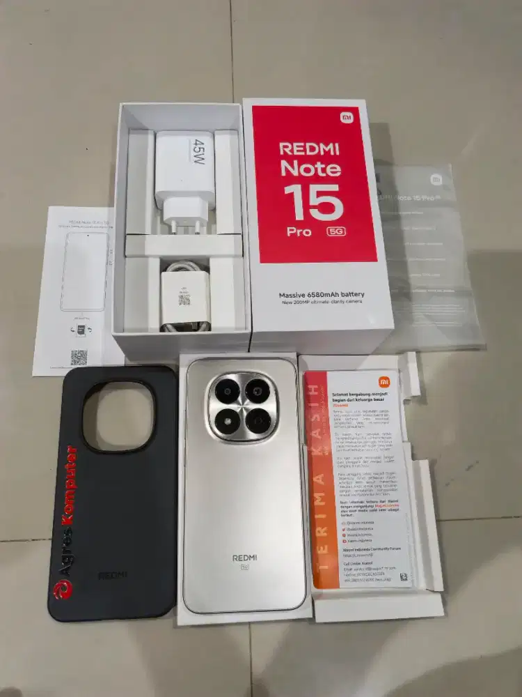 Xiaomi Redmi Note 15 Pro 5G (12/512GB) Fullset Mulus