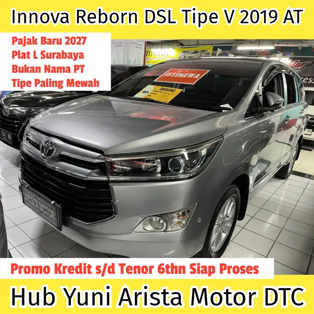 Innova REBORN V Diesel 2019 Matic PjkBaru TGN1 BukanNamaPT Terawat