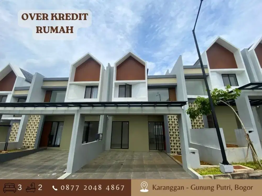 Rumah OVER KREDIT 2LT LT105 di Varana Golf Estate 5 menit Tol Kranggan