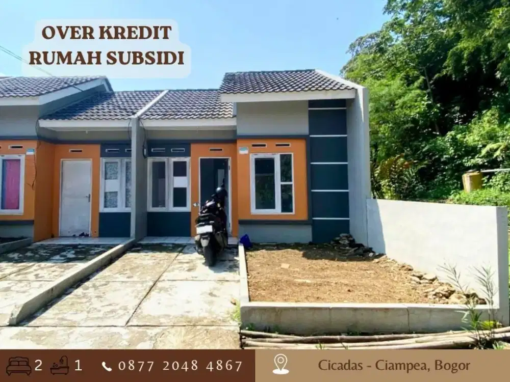 Jual Over Kredit Subsidi HOOK 40JT di Perum Puri Arraya dkt Kampus IPB