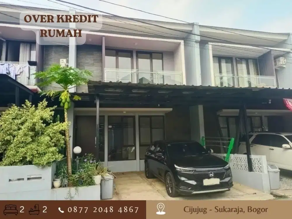 Rumah Over Kredit 2LT 115JT dkt Tol di Perum Graha Laras Sentul Bogor