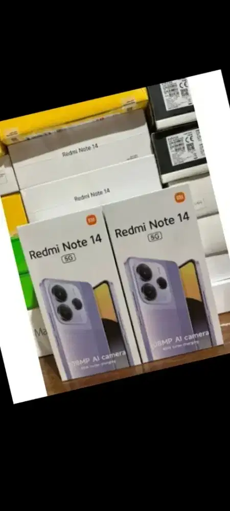 Xiaomi redmi note 14 5G ram 12gb 512gb dan8/256 garansi resmi
