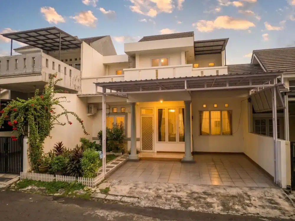 TURUN HARGA! DIJUAL CEPAT RUMAH 2 LANTAI 3+1KT & 2+2KM - SHM - MODERN HILL PONDOK CABE TANGERANG SELATAN