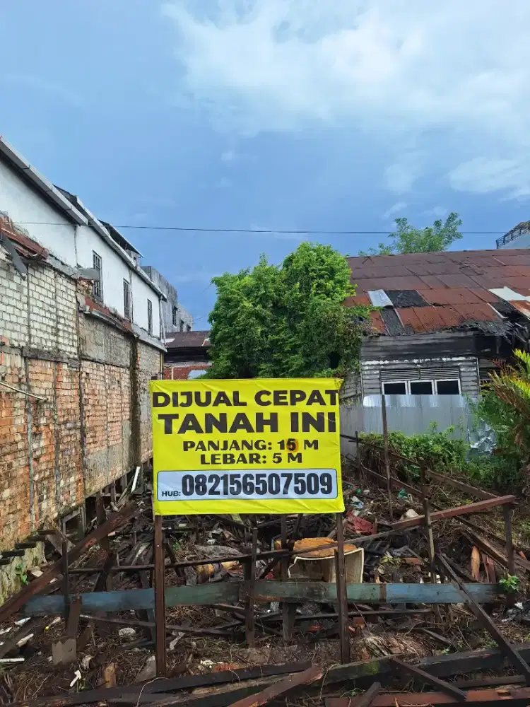 Dijual Tanah dengan Posisi Strategis di Pusat Kota Banjarmasin