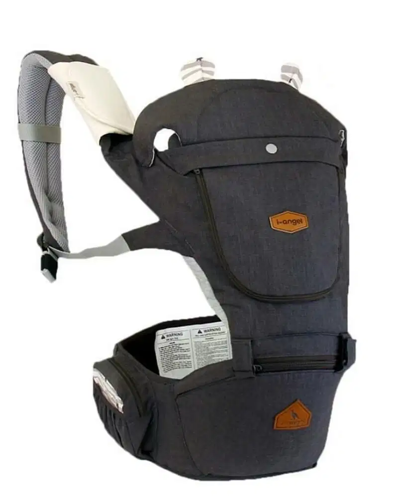 PRELOVED I-Angel Hello Hipseat Carrier 100% ORI Warna Charcoal