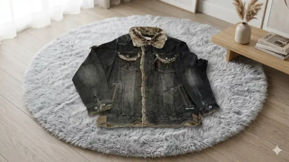 Jaket jeans luar negri