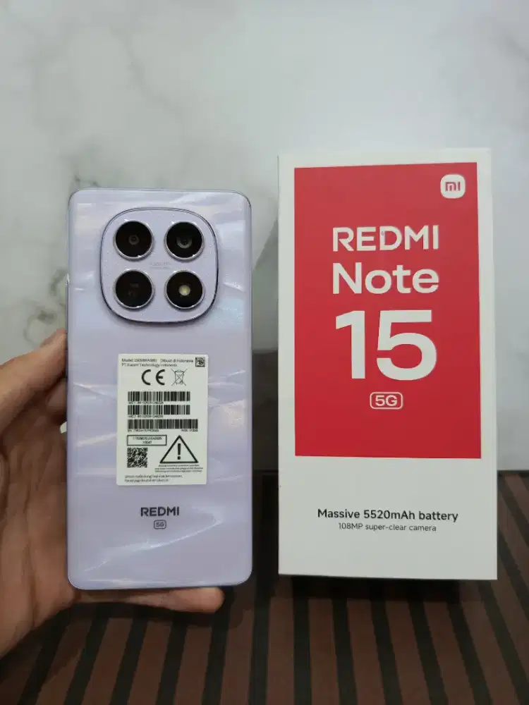 Xiaomi Redmi Note 15 5G 12/512 Baru Seminggu Like New