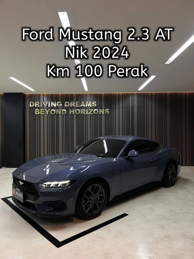 Ford Mustang 2.3 Ecoboost 2025 New Model Biru Km100 S42KA Nik 2024