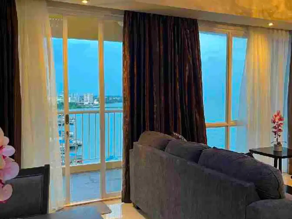 Di jual Apartment mewah view pantai tipe 2 bedroom Malibu suites Balikpapan