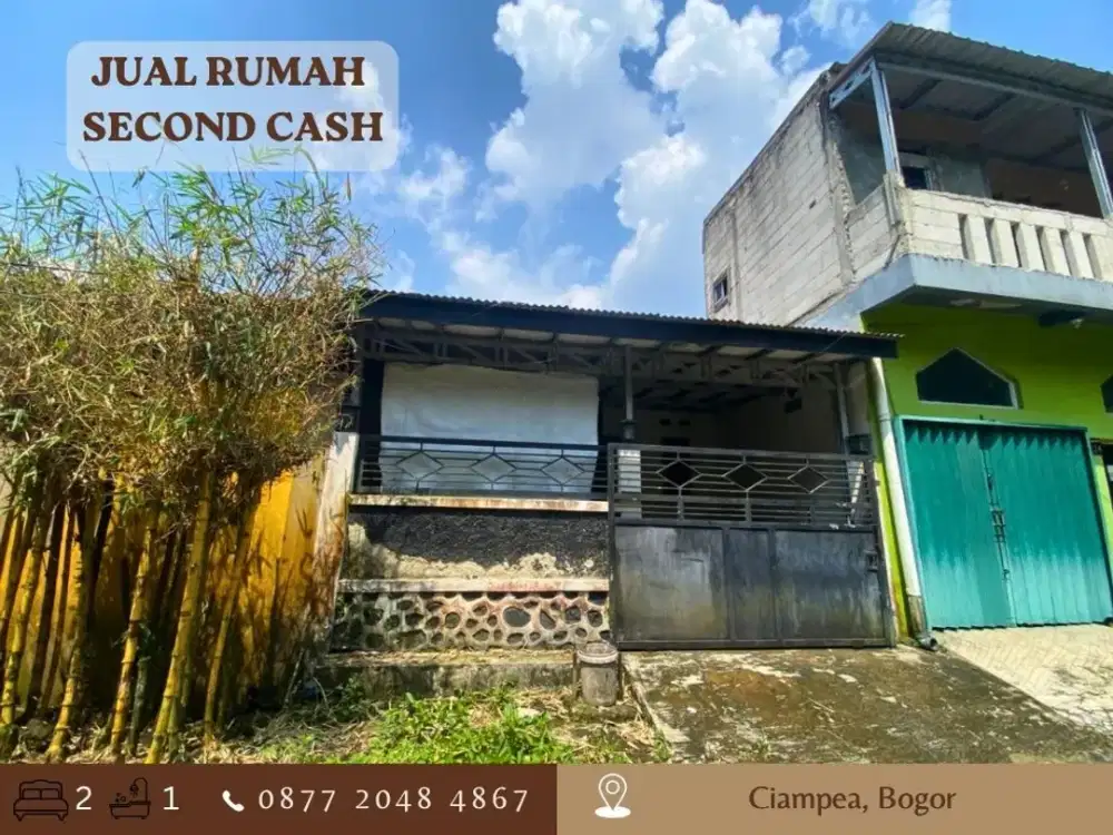 Jual Rumah CASH MURAH 149JT di Ciampea Bogor dekat Kampus IPB