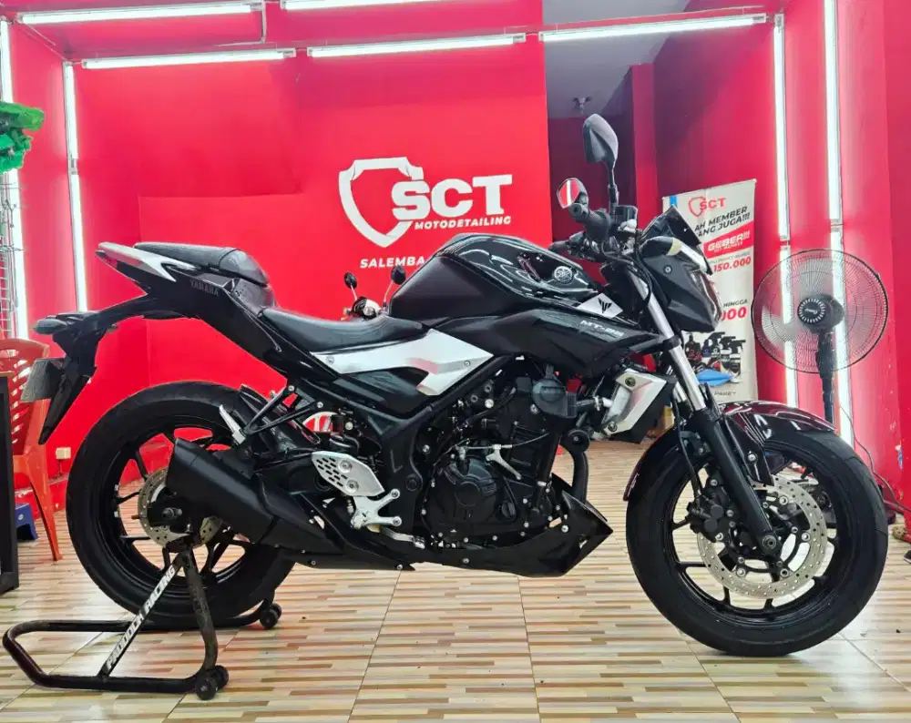 JualCpt90%LikeNew PjkNov26 YAMAHA MT25 2015 HITAM MT 25