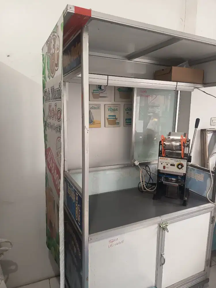 Gerobak / stand es teh